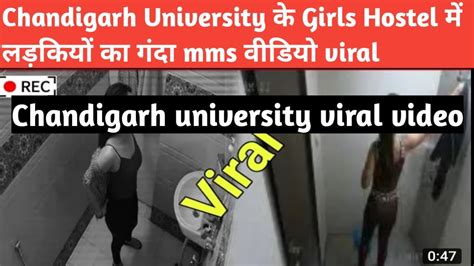 viral video of chandigarh university